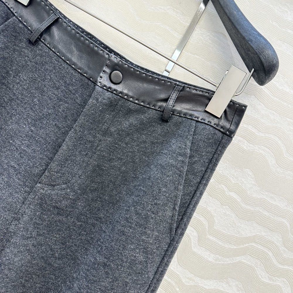 Стильные брюки шерстяные женские фото 4