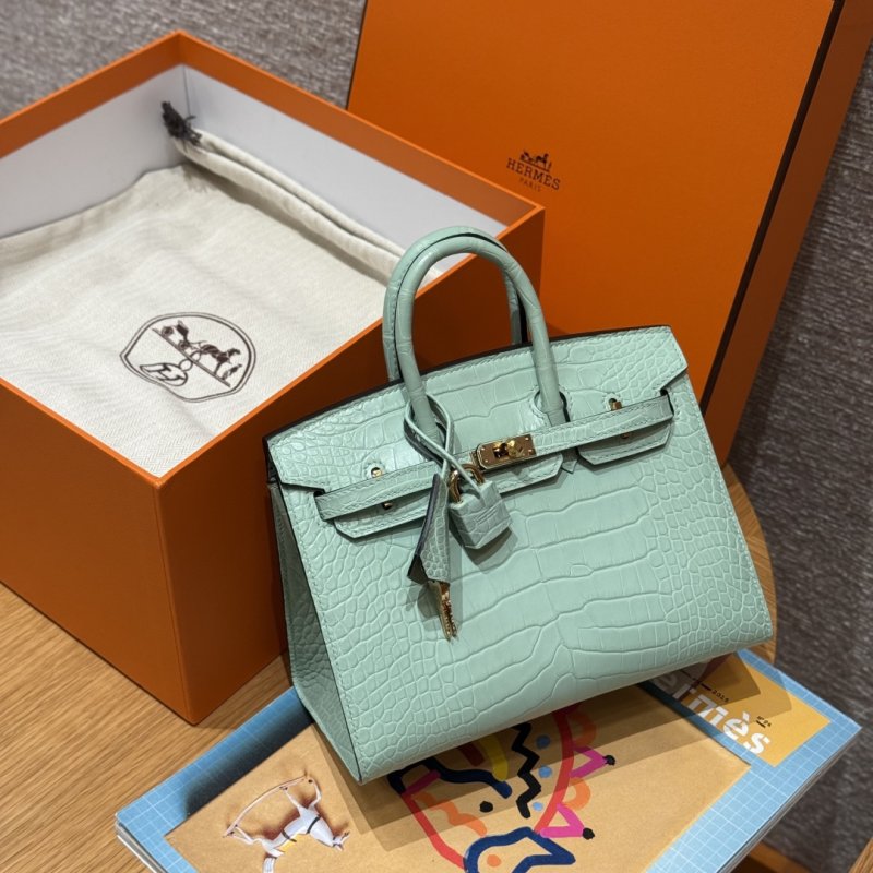 Сумка Birkin 25 см в кроже крокодила