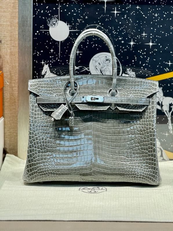 Сумка Birkin 35 см из кожи аллигатора