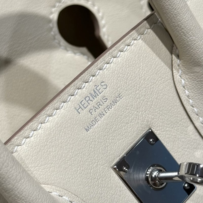 Сумка Birkin Swift Silver 25 см фото 4