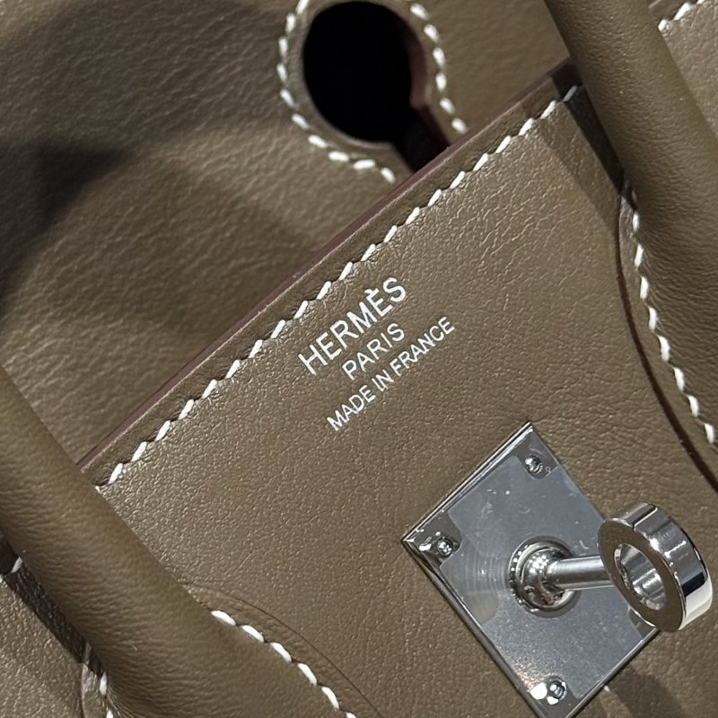 Сумка Birkin Swift Silver 25 см фото 4