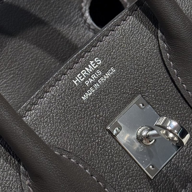 Сумка Birkin Swift Silver 25 см фото 4