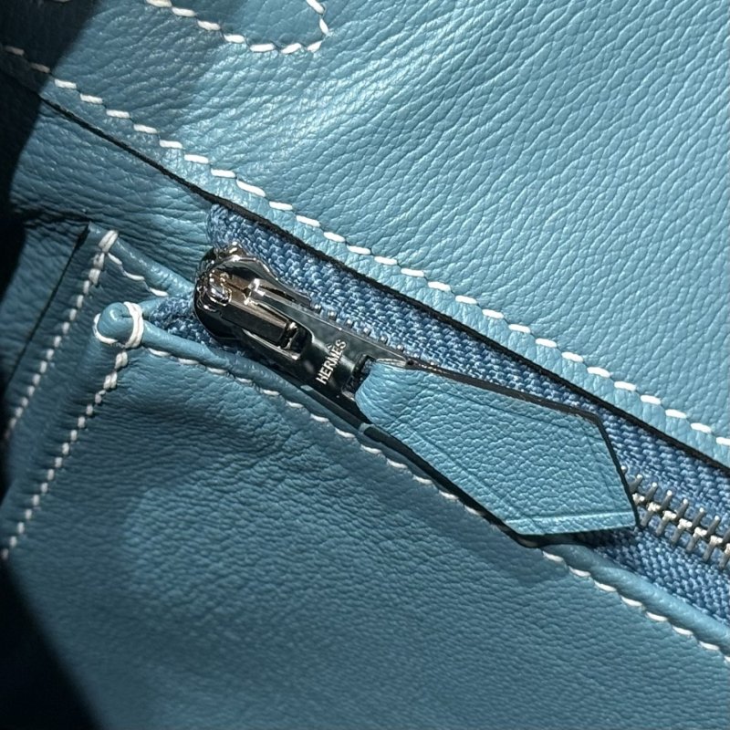 Сумка Birkin Swift Silver 25 см фото 8