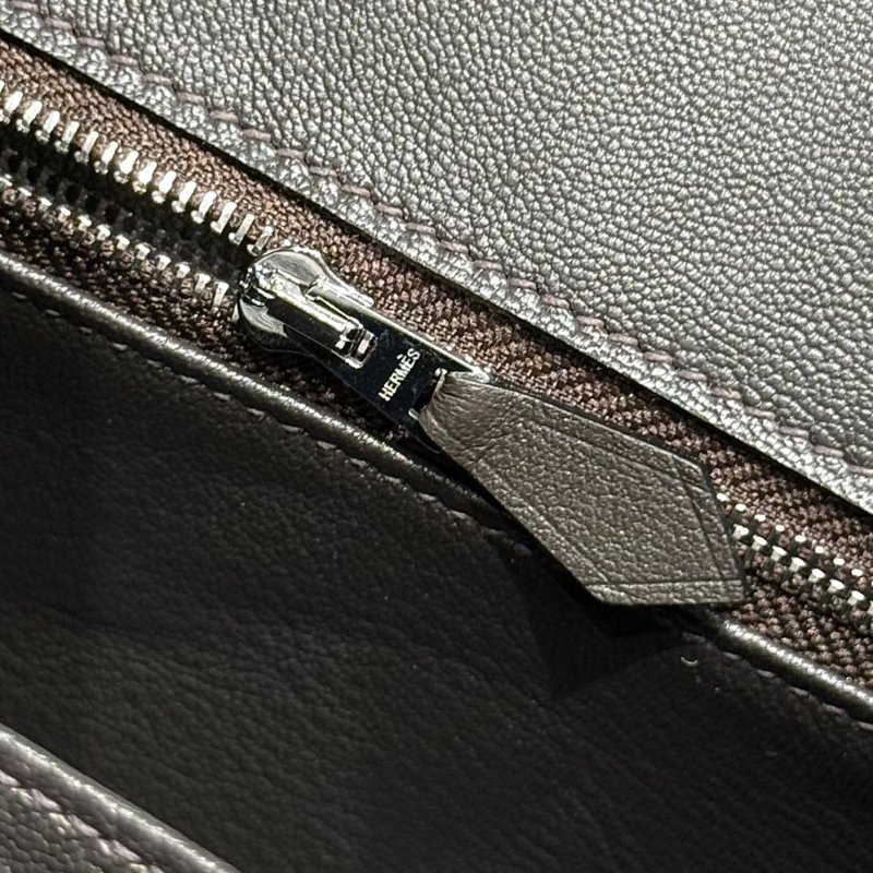 Сумка Birkin Swift Silver 25 см фото 8