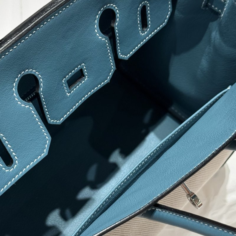 Сумка Birkin Swift Silver 25 см фото 9