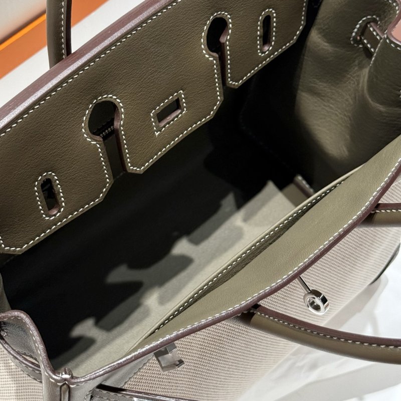 Сумка Birkin Swift Silver 25 см фото 9