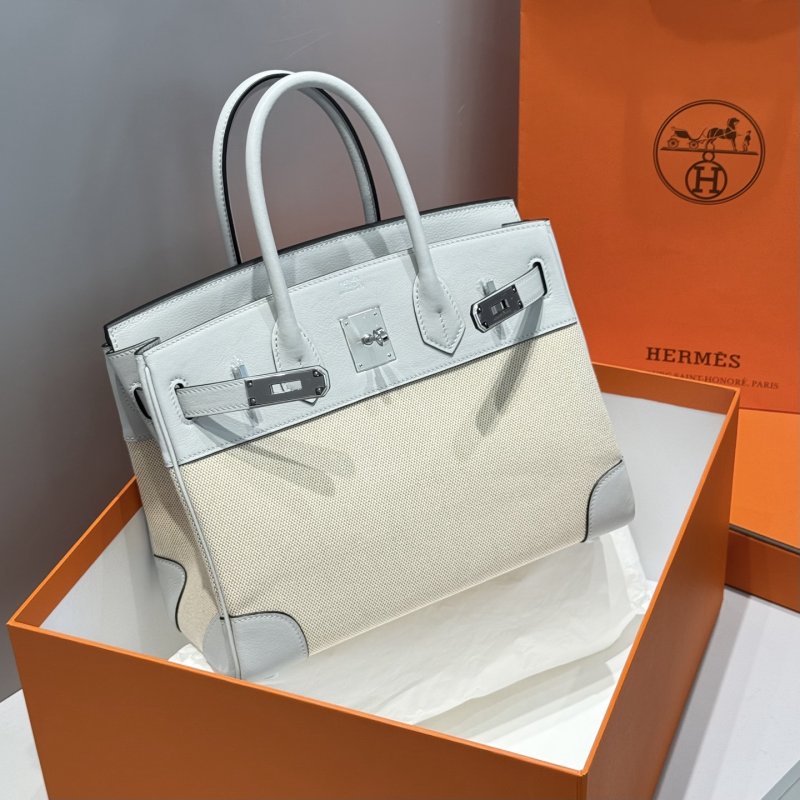Сумка Birkin Swift Silver 30 см