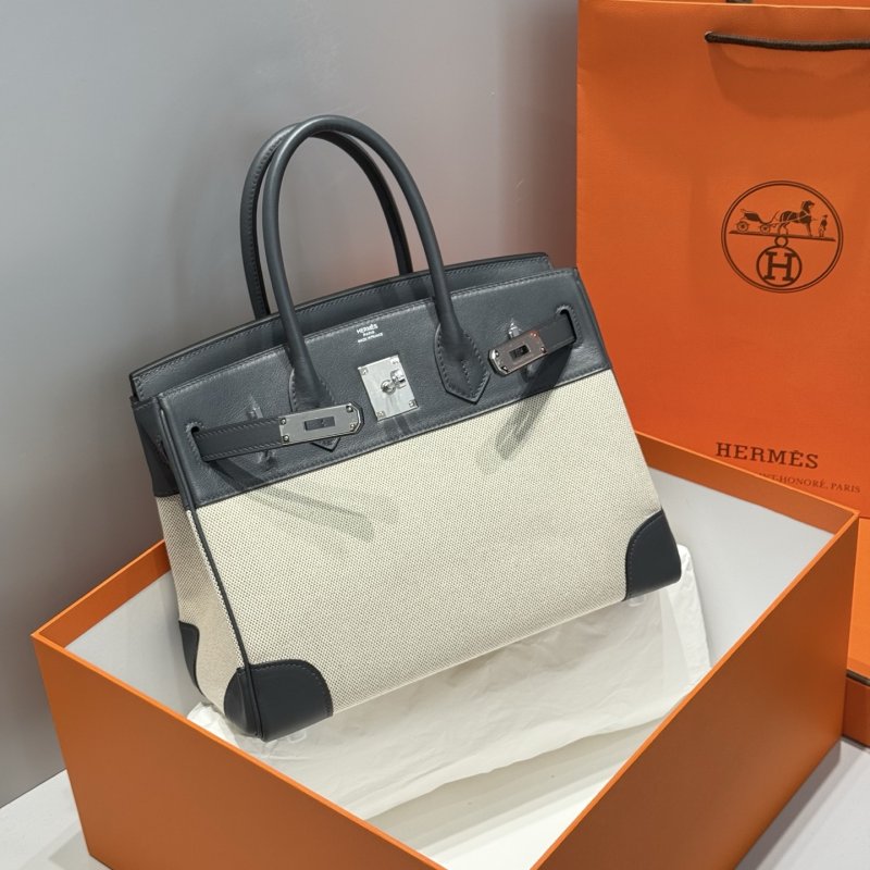 Сумка Birkin Swift Silver 30 см