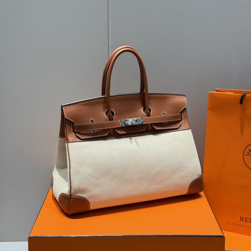 Сумка Birkin Swift Silver 35 см фото 3
