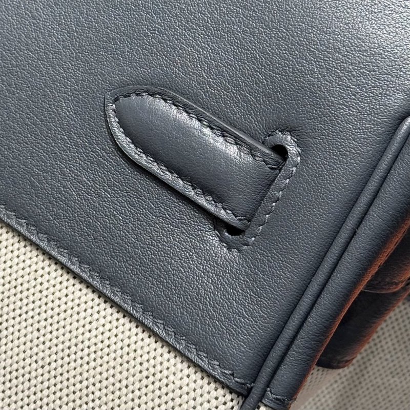 Сумка Birkin Swift Silver 35 см фото 4