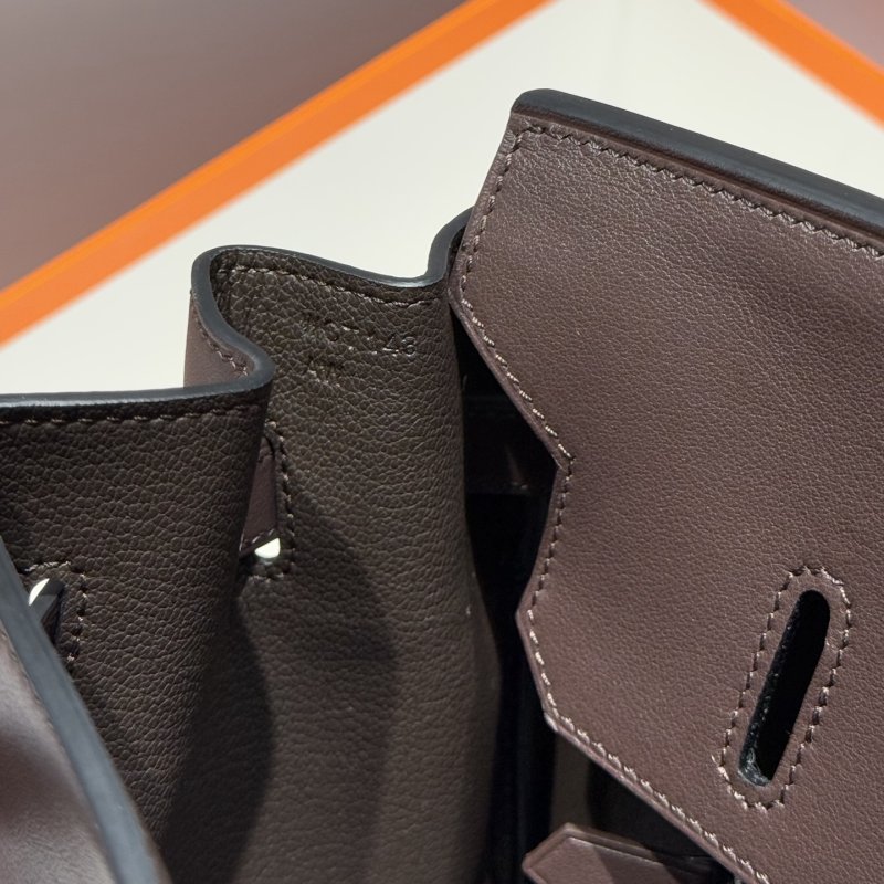 Сумка Birkin Swift Silver 35 см фото 5