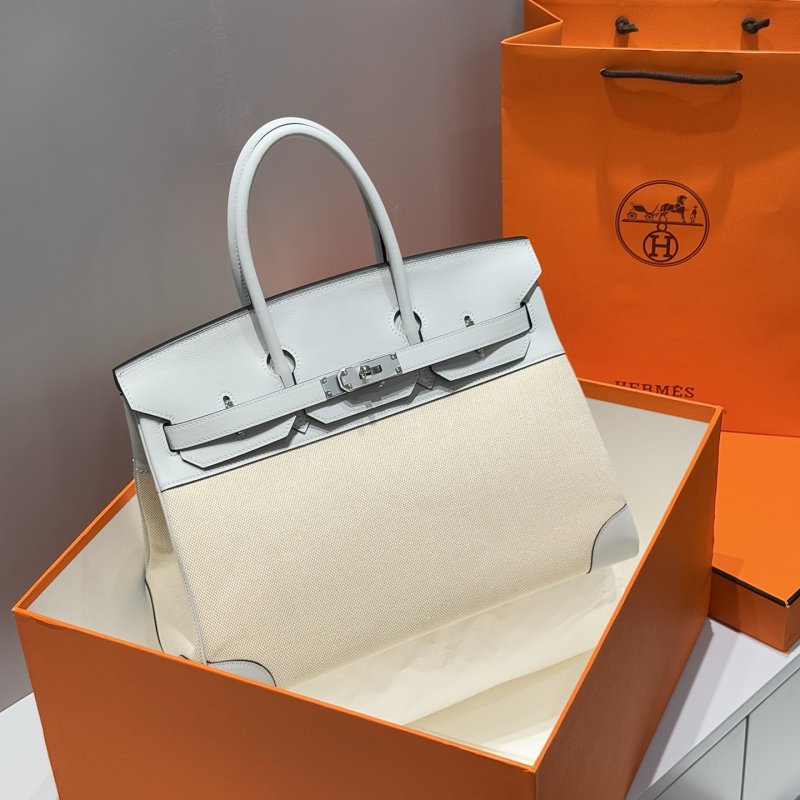 Сумка Birkin Swift Silver 35 см фото 9