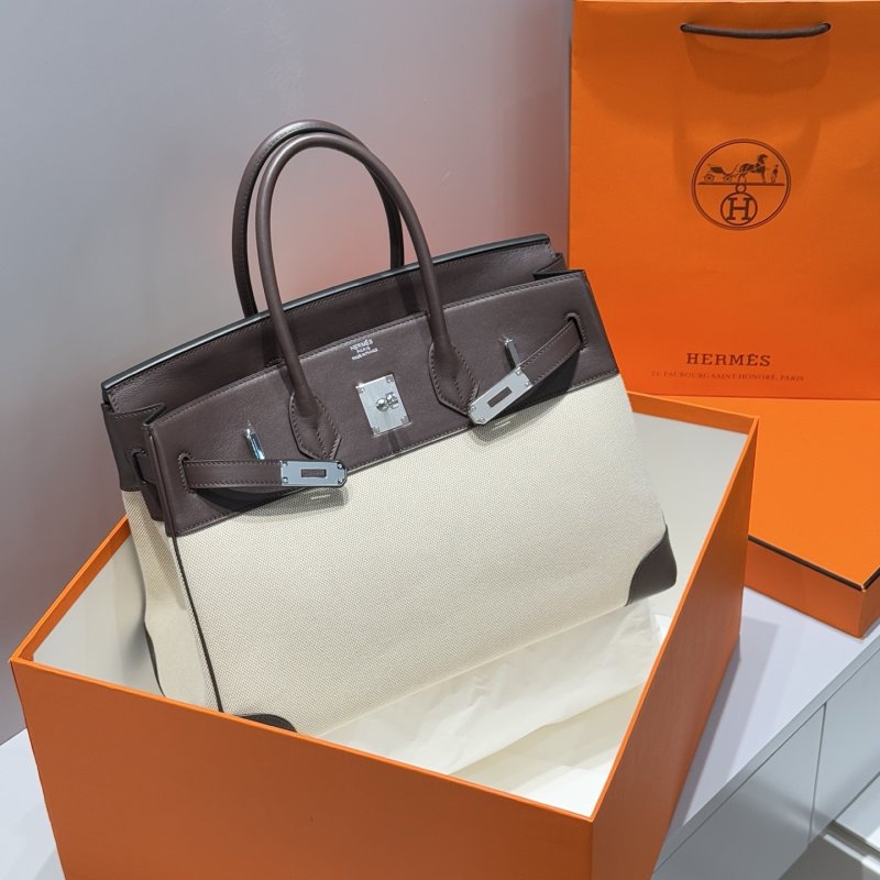 Сумка Birkin Swift Silver 35 см фото 9