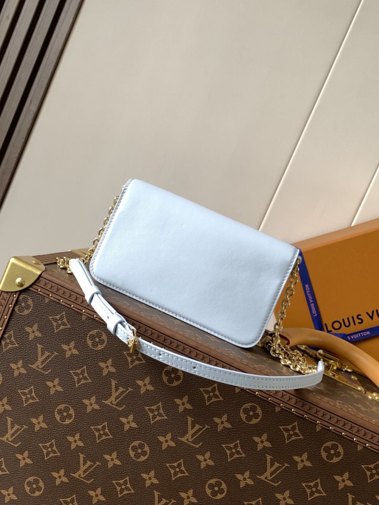 Сумка Bloom на цепочке кожаная  20 см фото 3