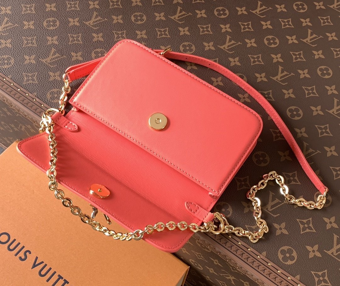 Сумка Bloom на цепочке кожаная  20 см фото 7