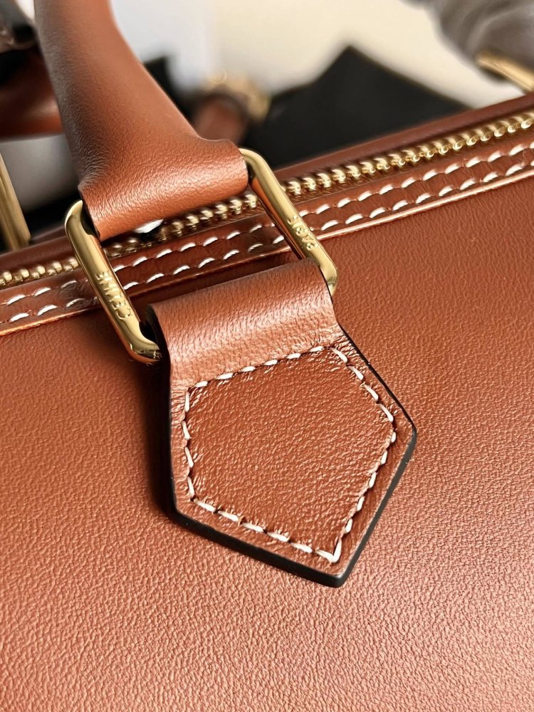 A bag Boston leather 20 cm фото 8