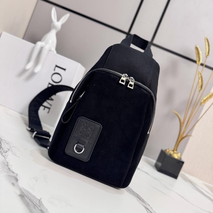A bag Canvas and Suede Flex Sling
