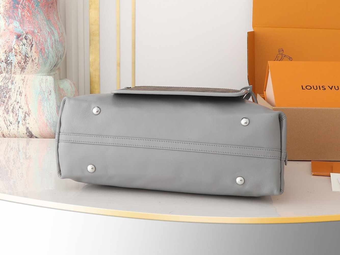 Сумка CarryAll Cargo Medium кожаная 39 см фото 4