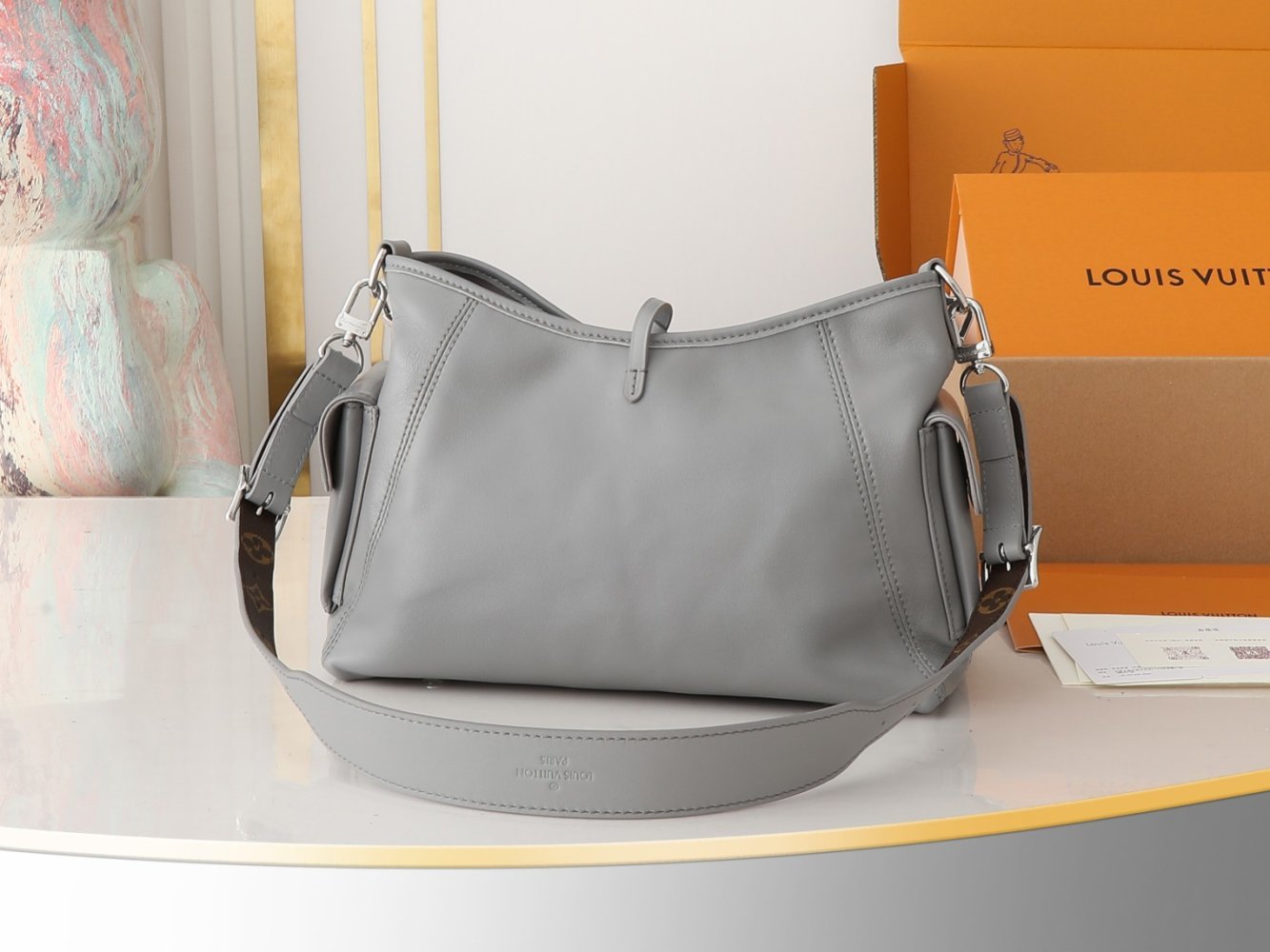 Сумка CarryAll Cargo Small кожаная 33 см фото 3