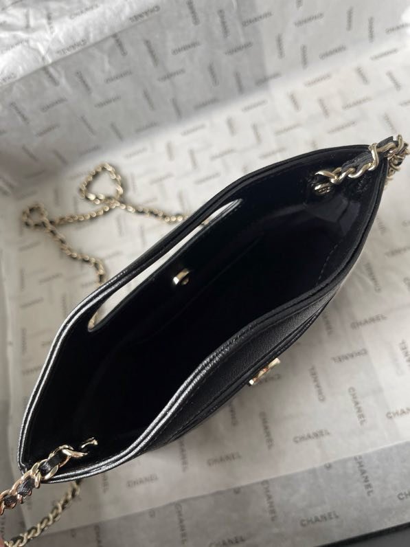 Сумка Chanel 24C женская кожаная 20 см фото 3