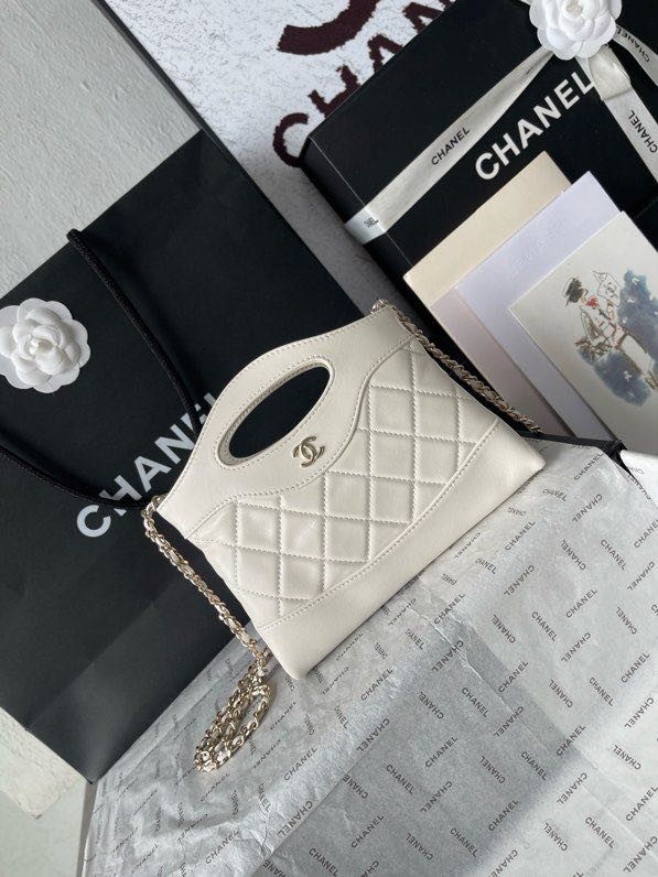 A bag Chanel 24C women's leather 20 cm фото 9