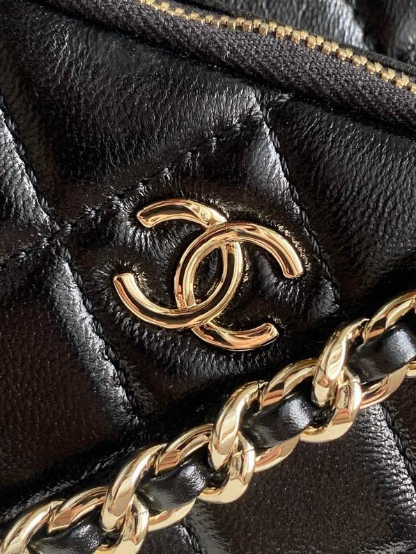 Сумка Chanel 24K женская кожаная 24 см фото 2