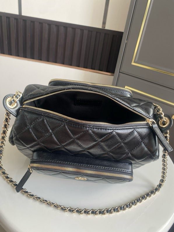 Сумка Chanel 24K женская кожаная 24 см фото 5