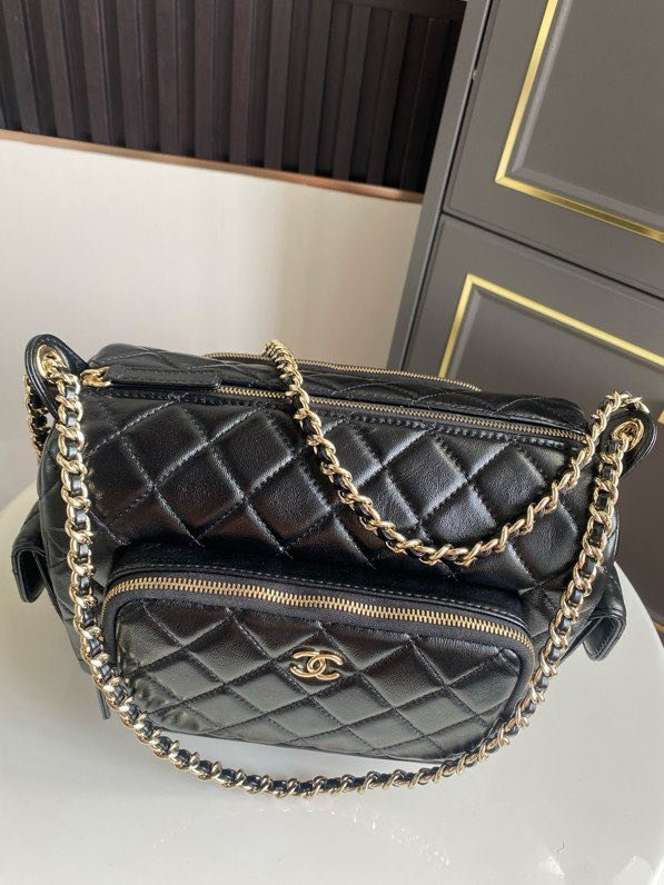 Сумка Chanel 24K женская кожаная 24 см фото 7