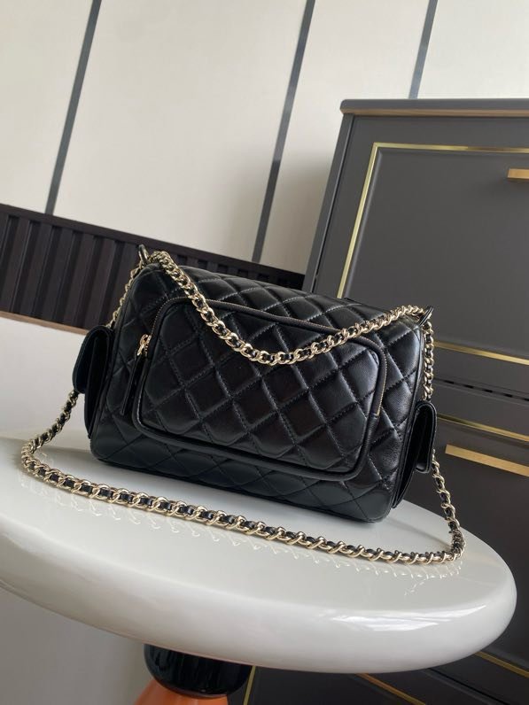 Сумка Chanel 24K женская кожаная 24 см фото 8