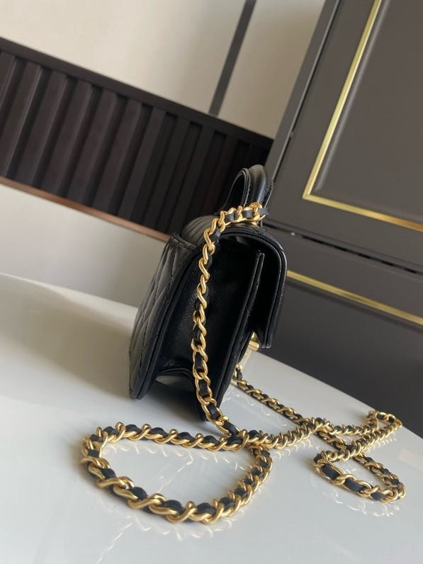 Сумка Chanel 25B женская кожаная 15 см фото 2