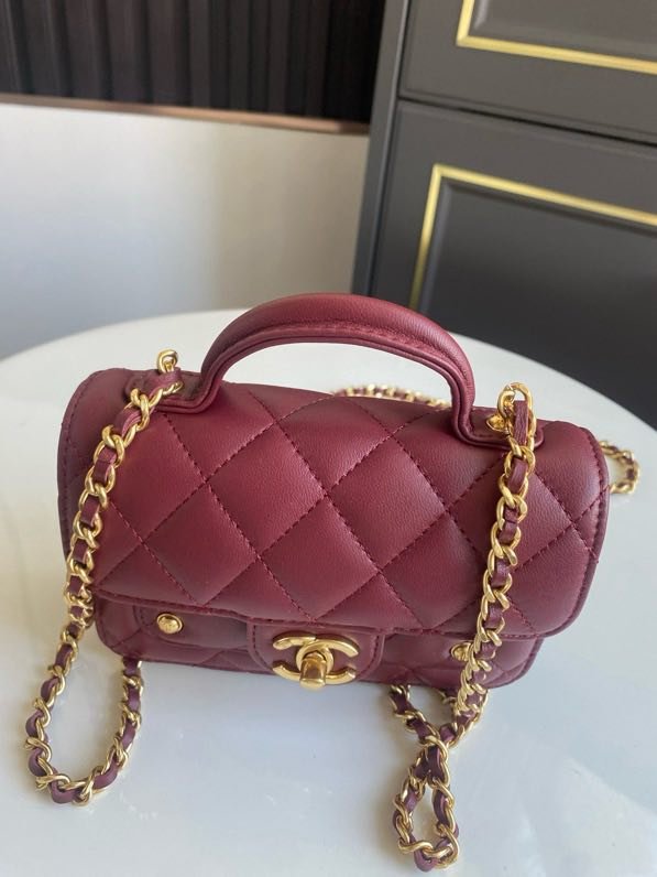 Сумка Chanel 25B женская кожаная 15 см фото 3