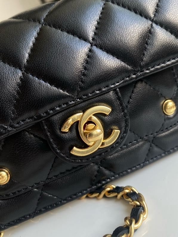 Сумка Chanel 25B женская кожаная 15 см фото 3