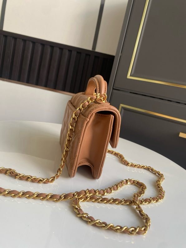 Сумка Chanel 25B женская кожаная 15 см фото 3