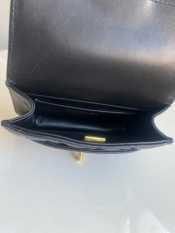 Сумка Chanel 25B женская кожаная 15 см фото 4