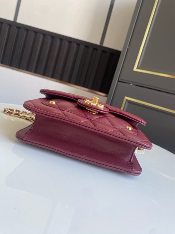 Сумка Chanel 25B женская кожаная 15 см фото 5