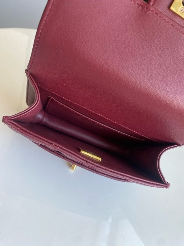 Сумка Chanel 25B женская кожаная 15 см фото 6