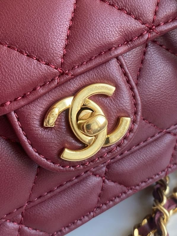 Сумка Chanel 25B женская кожаная 15 см фото 8