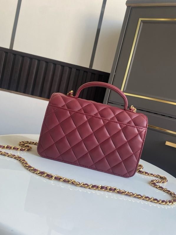 Сумка Chanel 25B женская кожаная 19 см фото 2