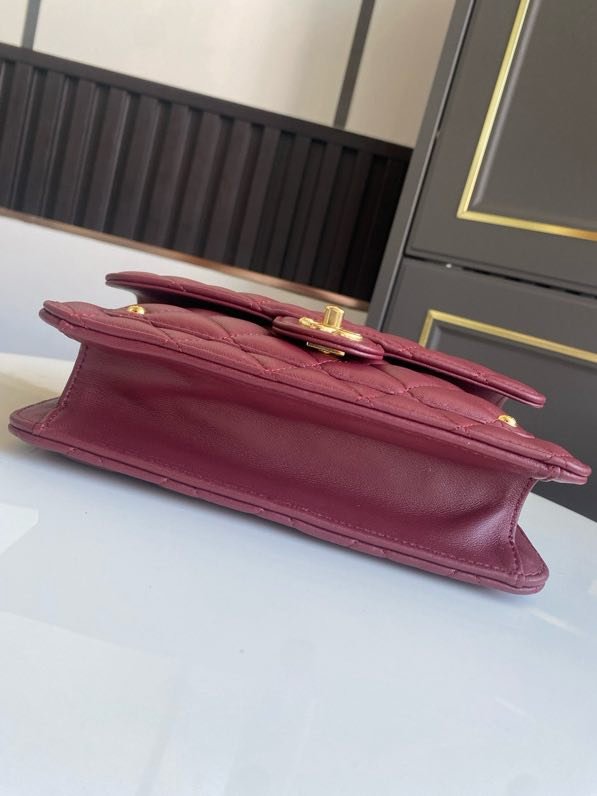 Сумка Chanel 25B женская кожаная 19 см фото 3