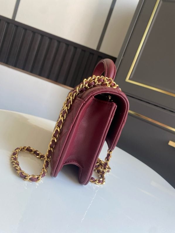 Сумка Chanel 25B женская кожаная 19 см фото 5