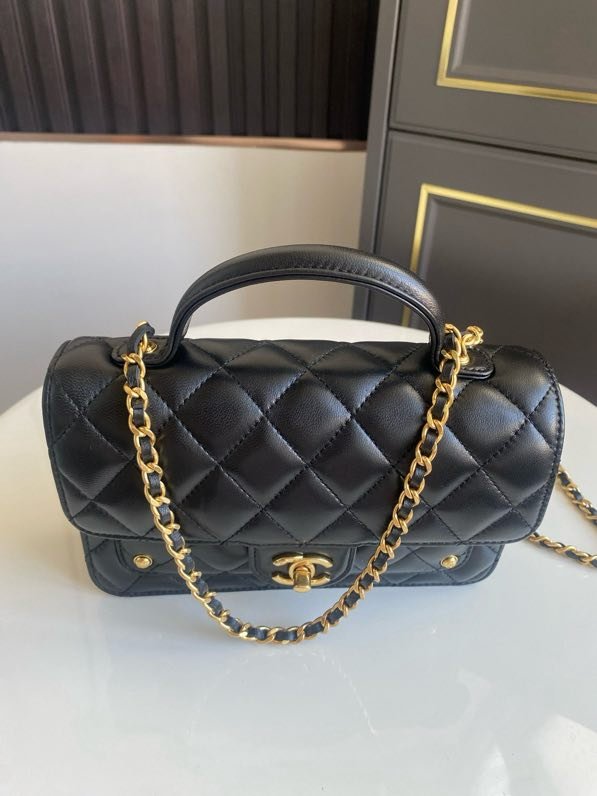 Сумка Chanel 25B женская кожаная 19 см фото 5