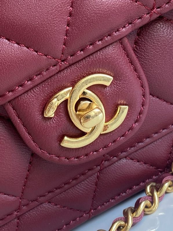 Сумка Chanel 25B женская кожаная 19 см фото 7