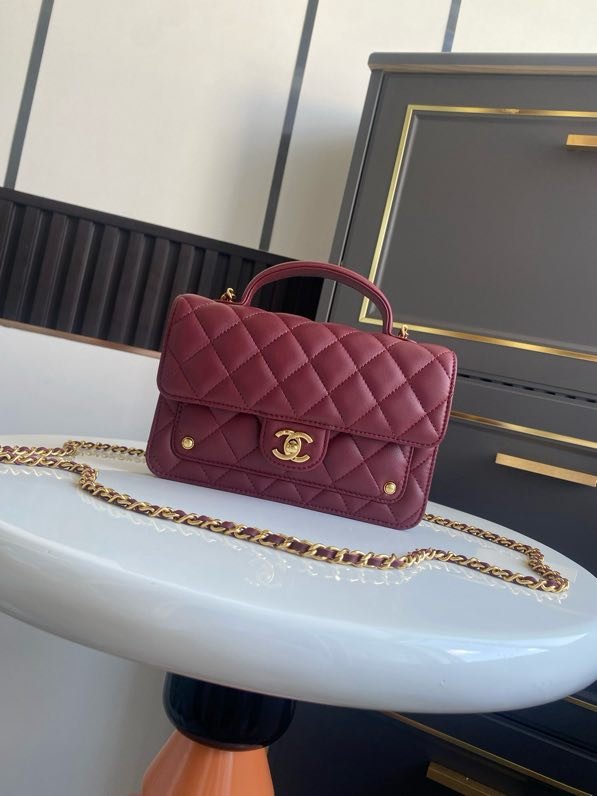 Сумка Chanel 25B женская кожаная 19 см фото 8