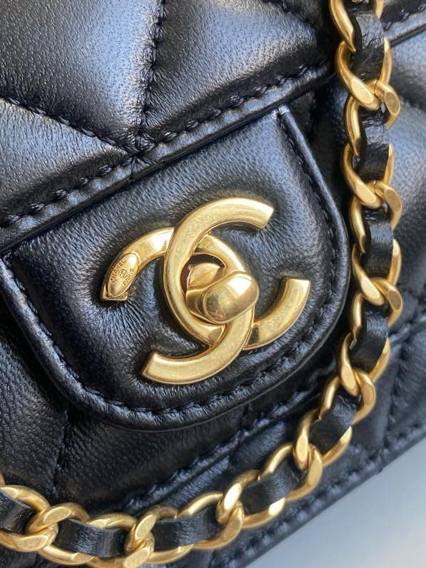 Сумка Chanel 25B женская кожаная 19 см фото 8