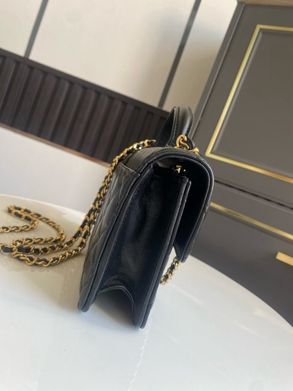 Сумка Chanel 25B женская кожаная 19 см фото 9