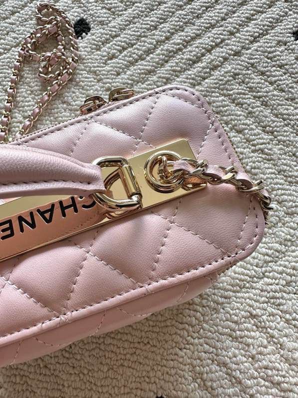 Сумка Chanel Vanity 17 см з гладкою шкірою фото 3