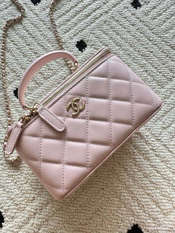 Сумка Chanel Vanity 17 см з гладкою шкірою фото 4
