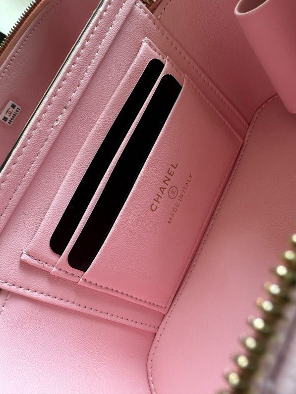 Сумка Chanel Vanity 17 см з гладкою шкірою фото 5
