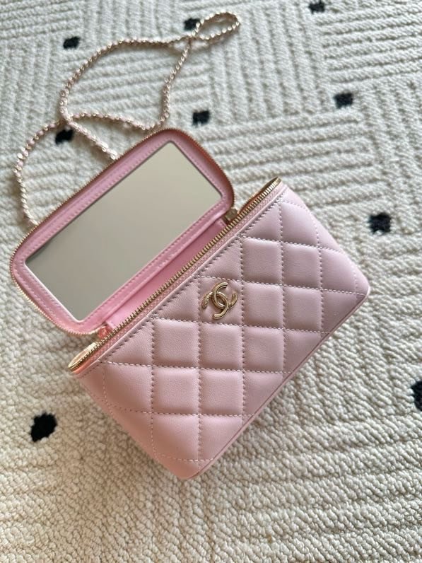 Сумка Chanel Vanity 17 см з гладкою шкірою фото 6