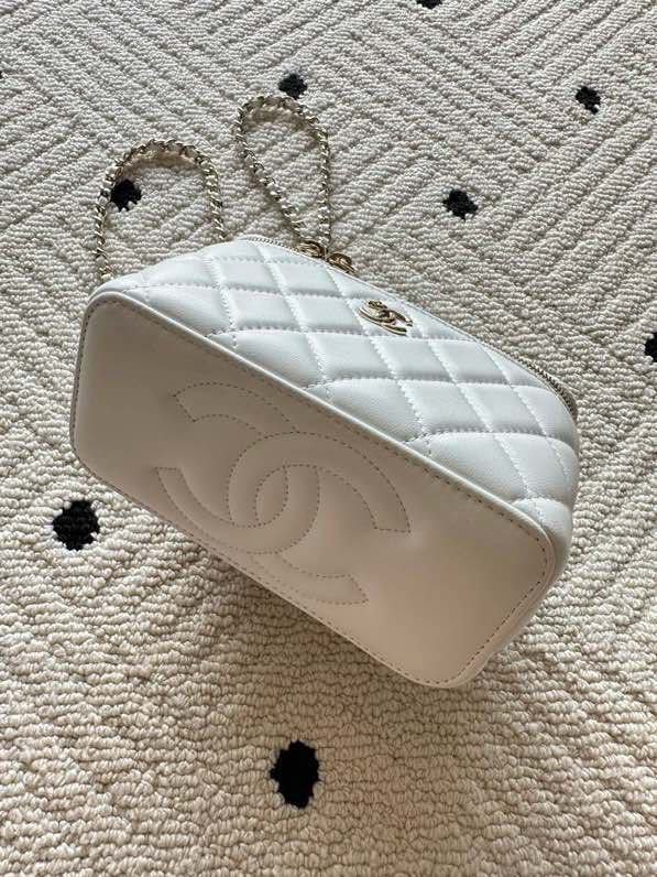 Сумка Chanel Vanity 17 см з гладкою шкірою фото 6
